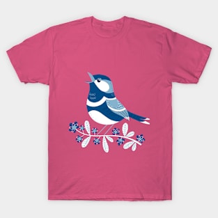 singing blue bird T-Shirt